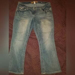 Maurices Prwmium Women's Light Blue Boot Cut Jeans Plus Sz 22